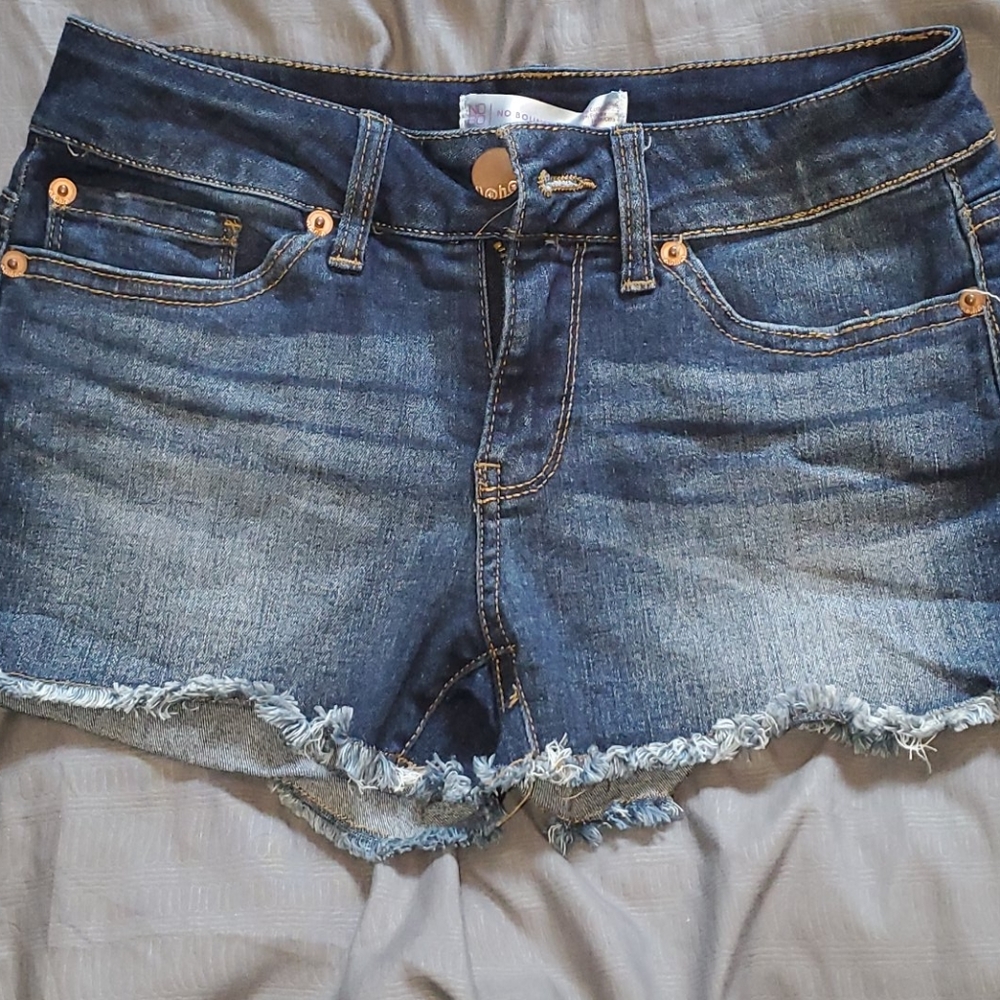 Blue jean shorts